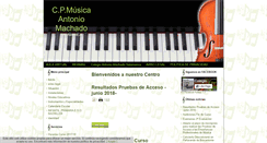 Desktop Screenshot of musicantoniomachado.es